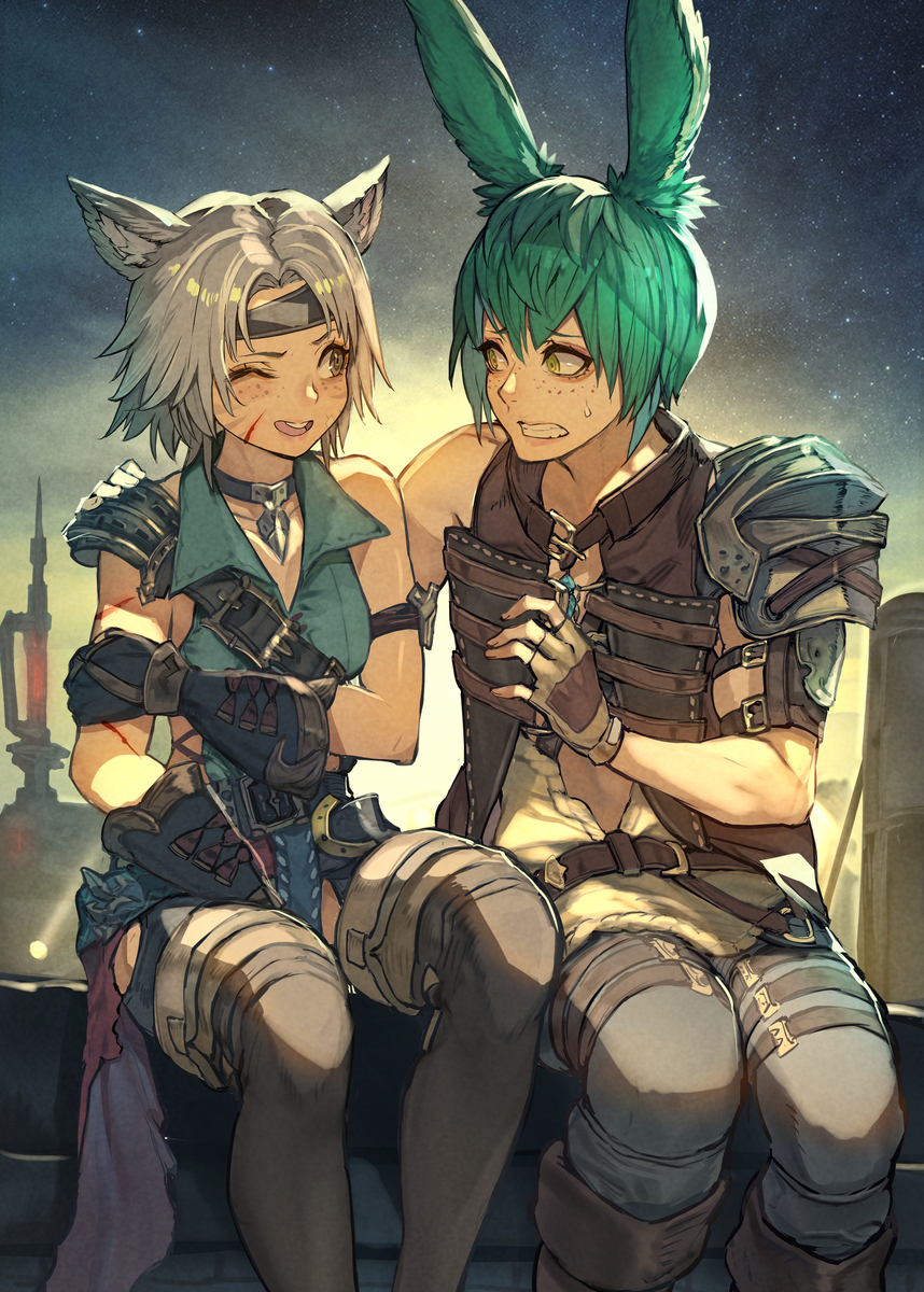 This is a pixiv picture whose title is 傷は女の勲章.