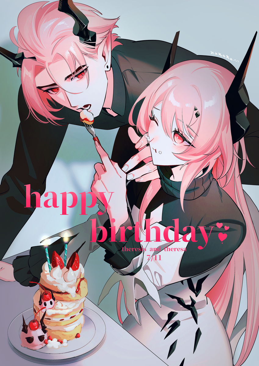 This is a pixiv picture whose title is お誕生日おめでとう.