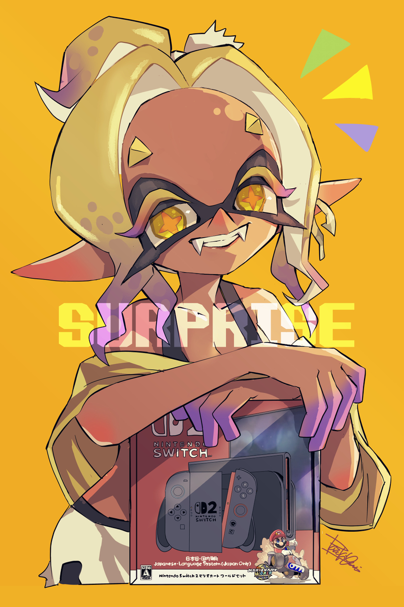This is a pixiv picture whose title is 🧡「サプライズなのじゃ！」.