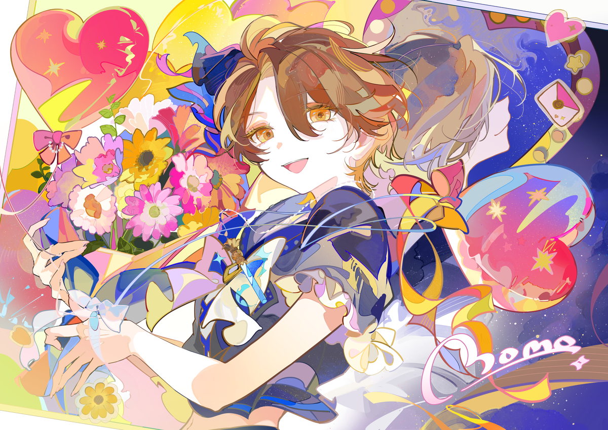 This is a pixiv picture whose title is 🪄🌸.