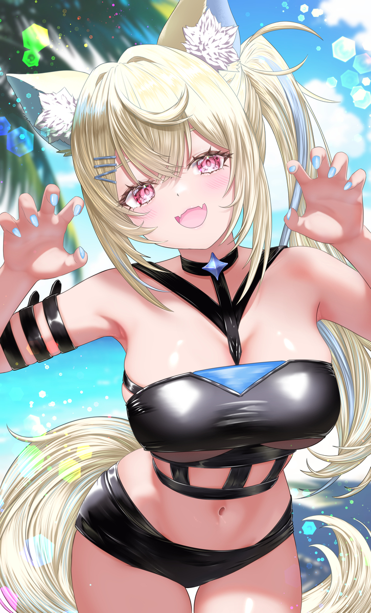 This is a pixiv picture whose title is いーよね💙.