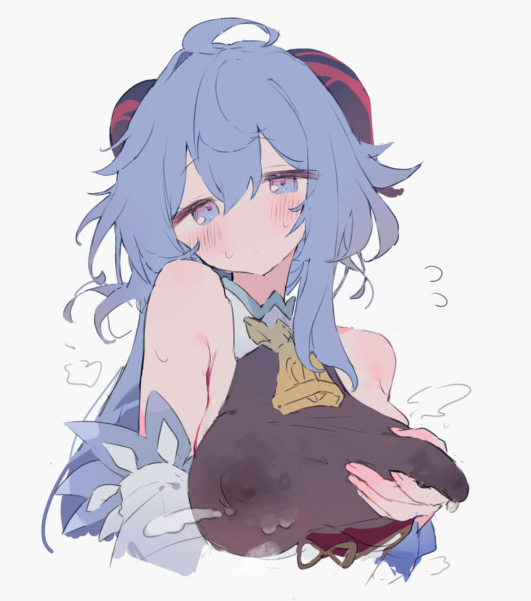 This is a pixiv picture whose title is 甘雨.