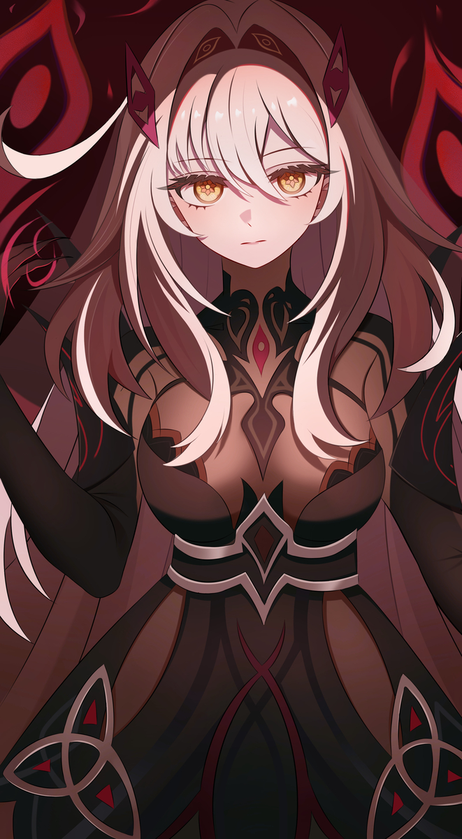 This is a pixiv picture whose title is 死之执政若娜瓦.