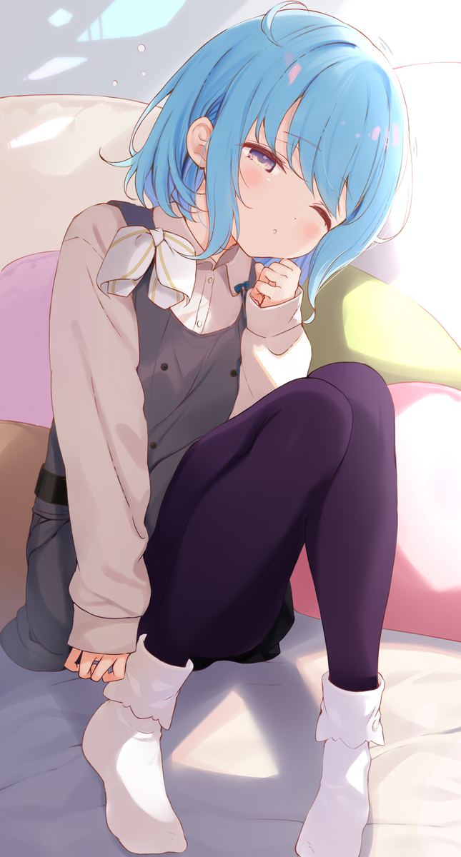 This is a pixiv picture whose title is うとうと.
