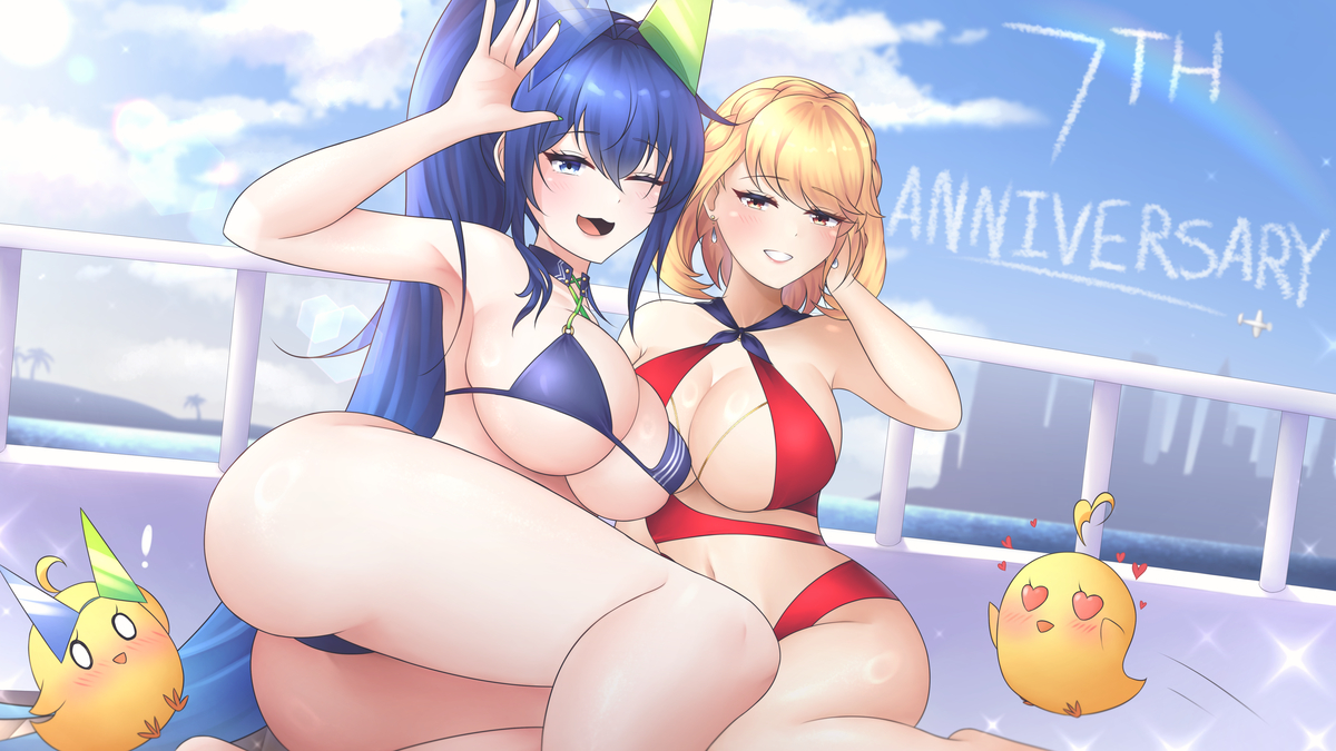 This is a pixiv picture whose title is Cruisin' Princesses.