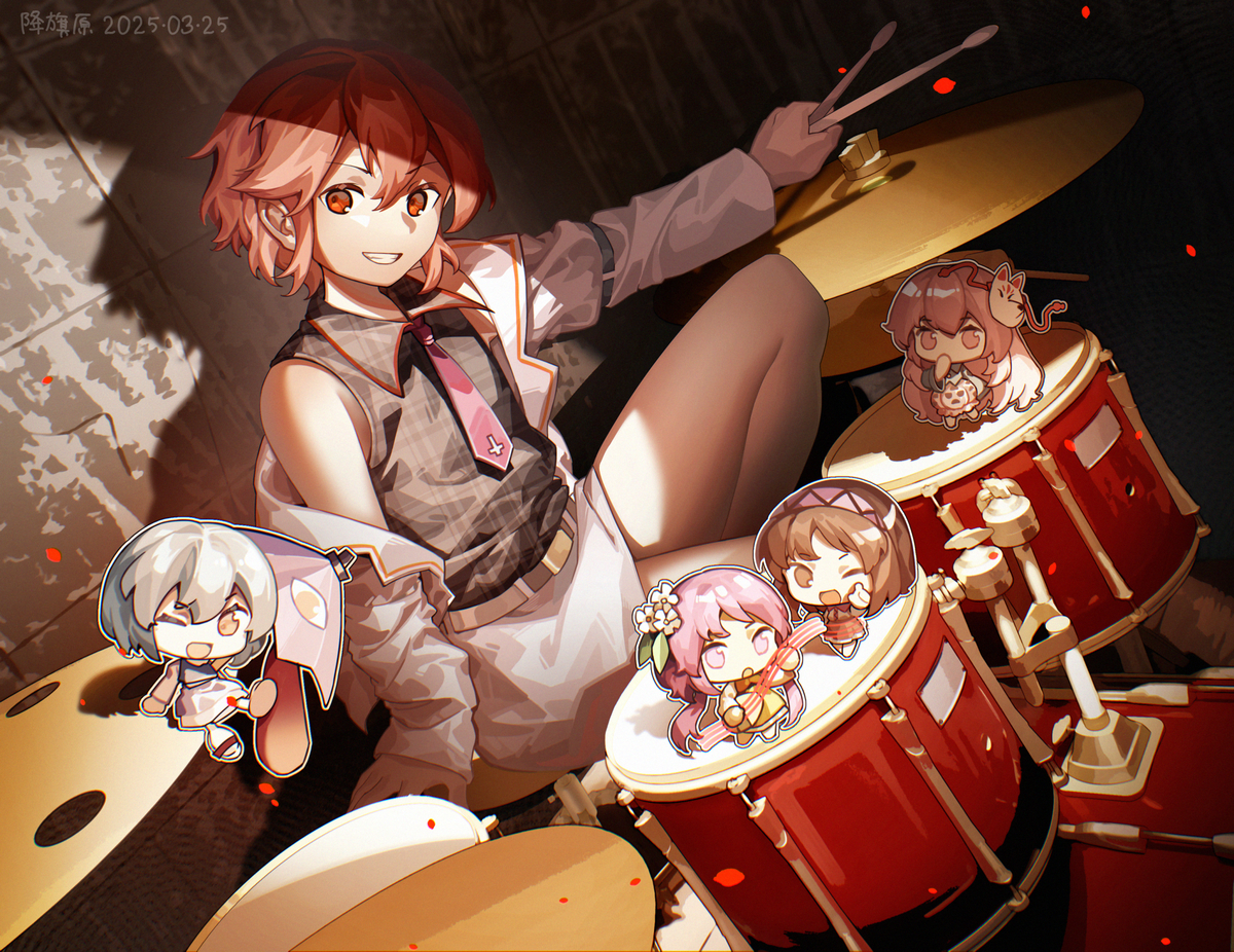 This is a pixiv picture whose title is 付丧神的节拍.