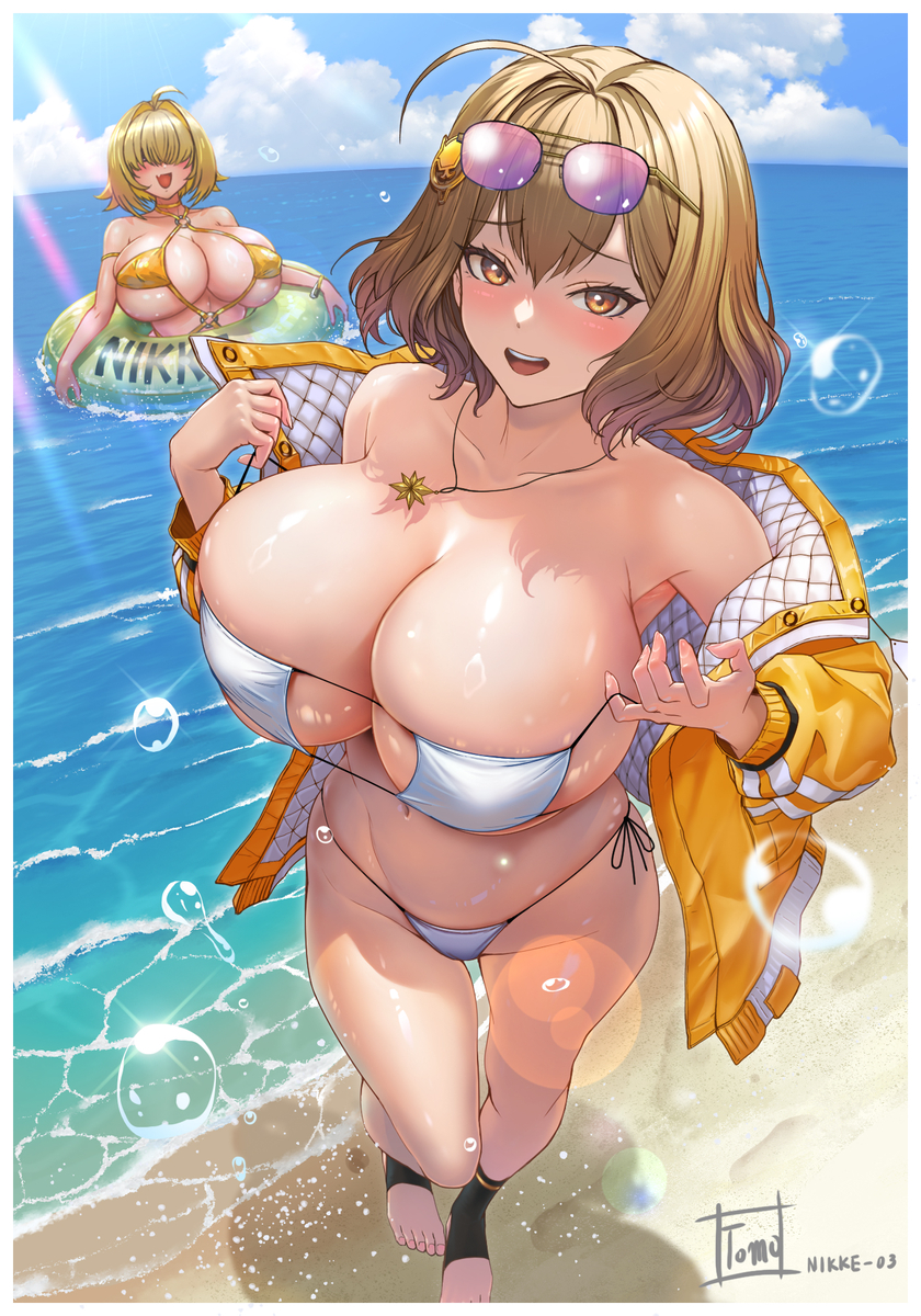 This is a pixiv picture whose title is 夏アニス.