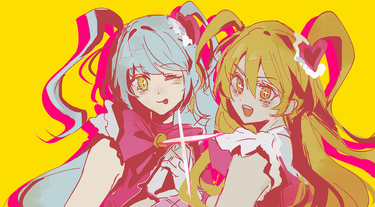 This is a pixiv picture whose title is 魔法少女.