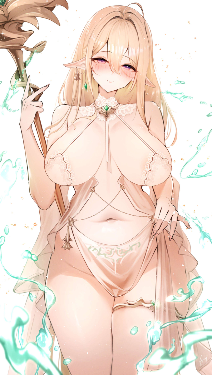 This is a pixiv picture whose title is 誘惑のハウデン・リーウ.