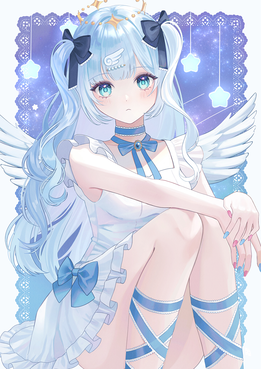 This is a pixiv picture whose title is angel˚₊‧꒰ა ♡ ໒꒱ ‧₊✧₊.