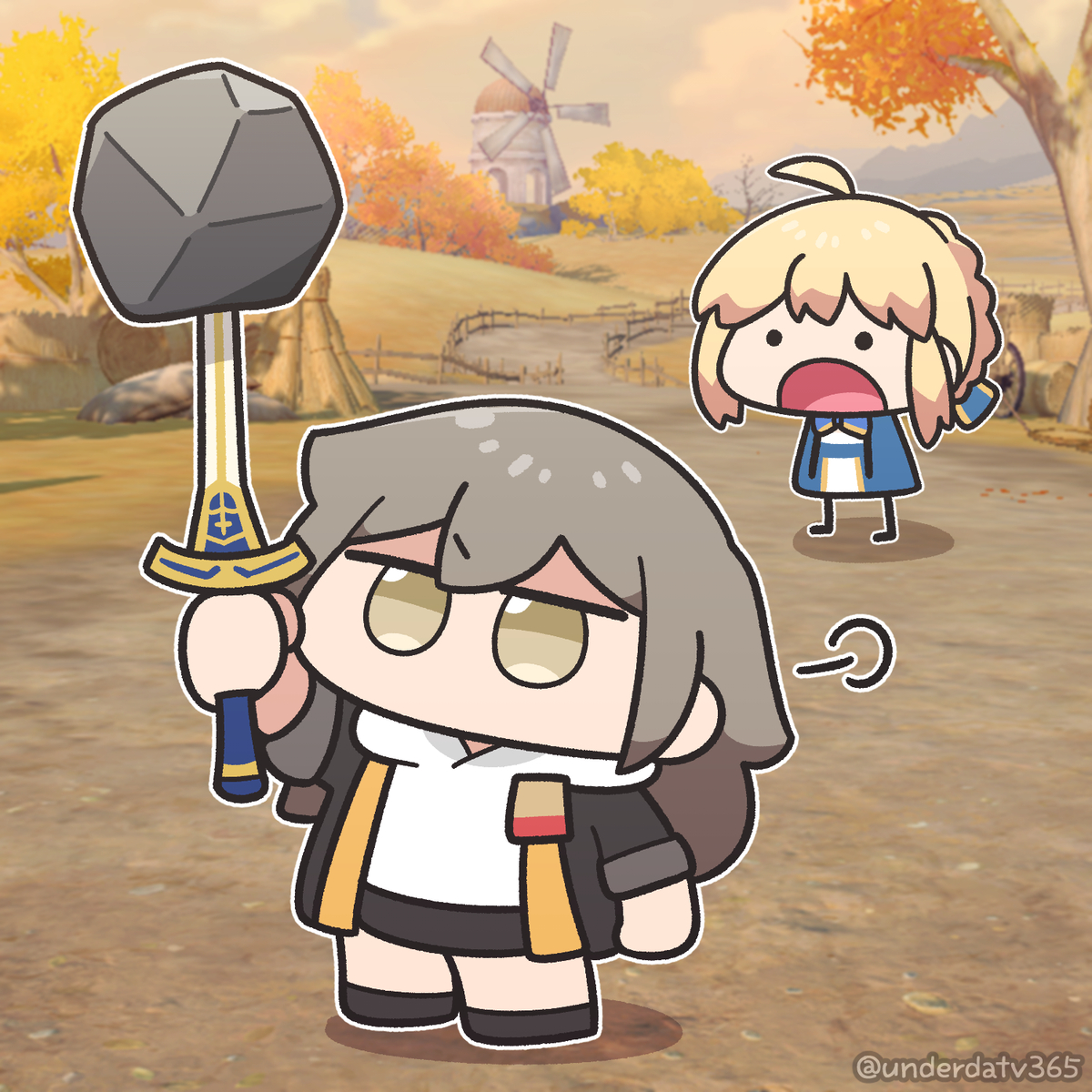 This is a pixiv picture whose title is 왕이 될 운명인 척자.