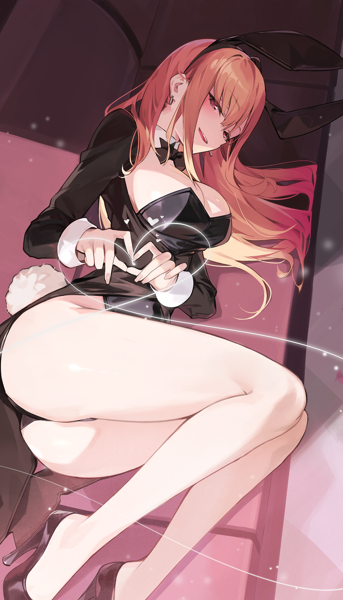 This is a pixiv picture whose title is 「バニー、ただのあたしバージョン―つって〜」.