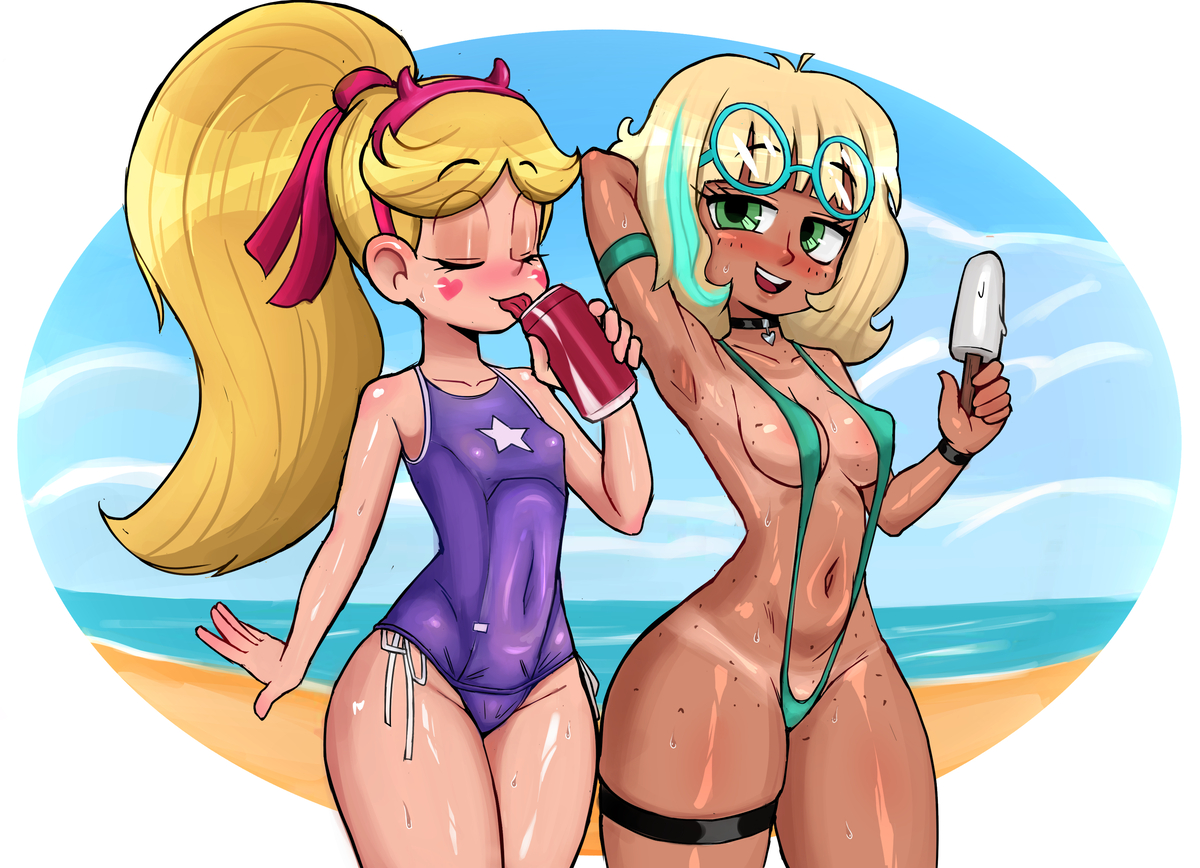 This is a pixiv picture whose title is Beach Day.