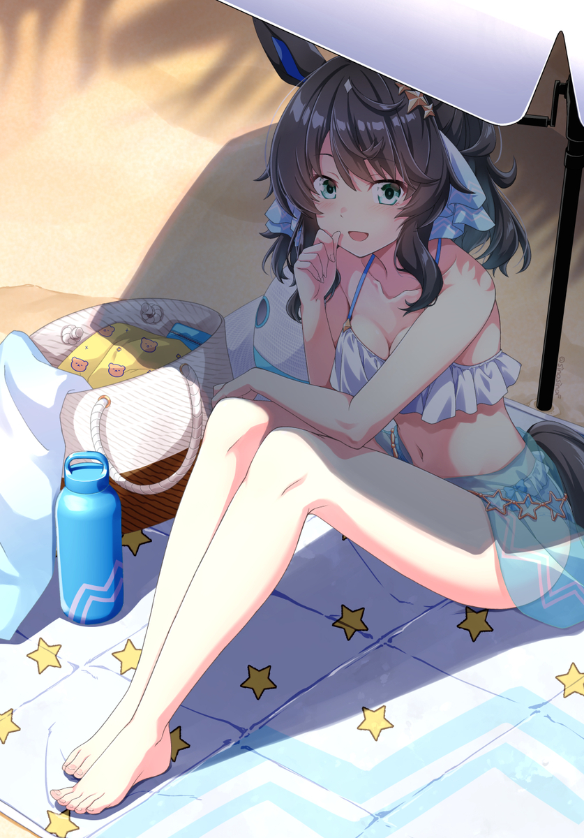 This is a pixiv picture whose title is 海デートタクトちゃん.