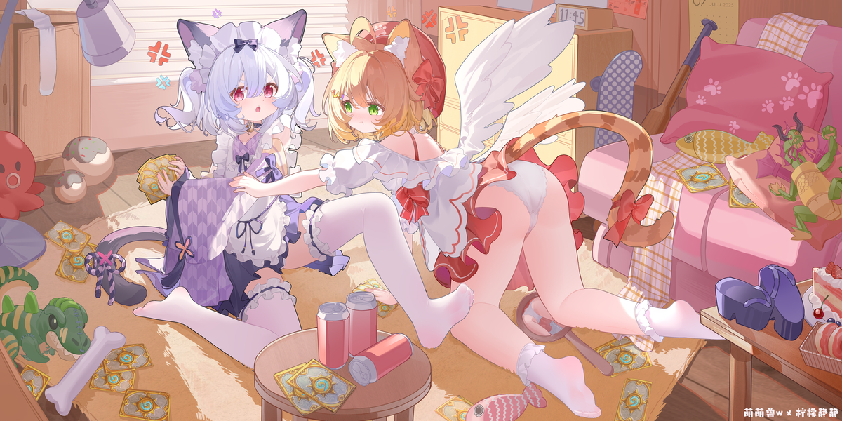 This is a pixiv picture whose title is 萌萌兽.