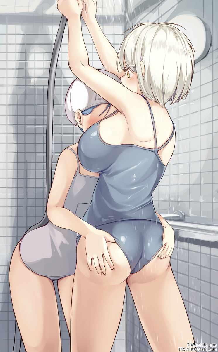 This is a pixiv picture whose title is 個室.