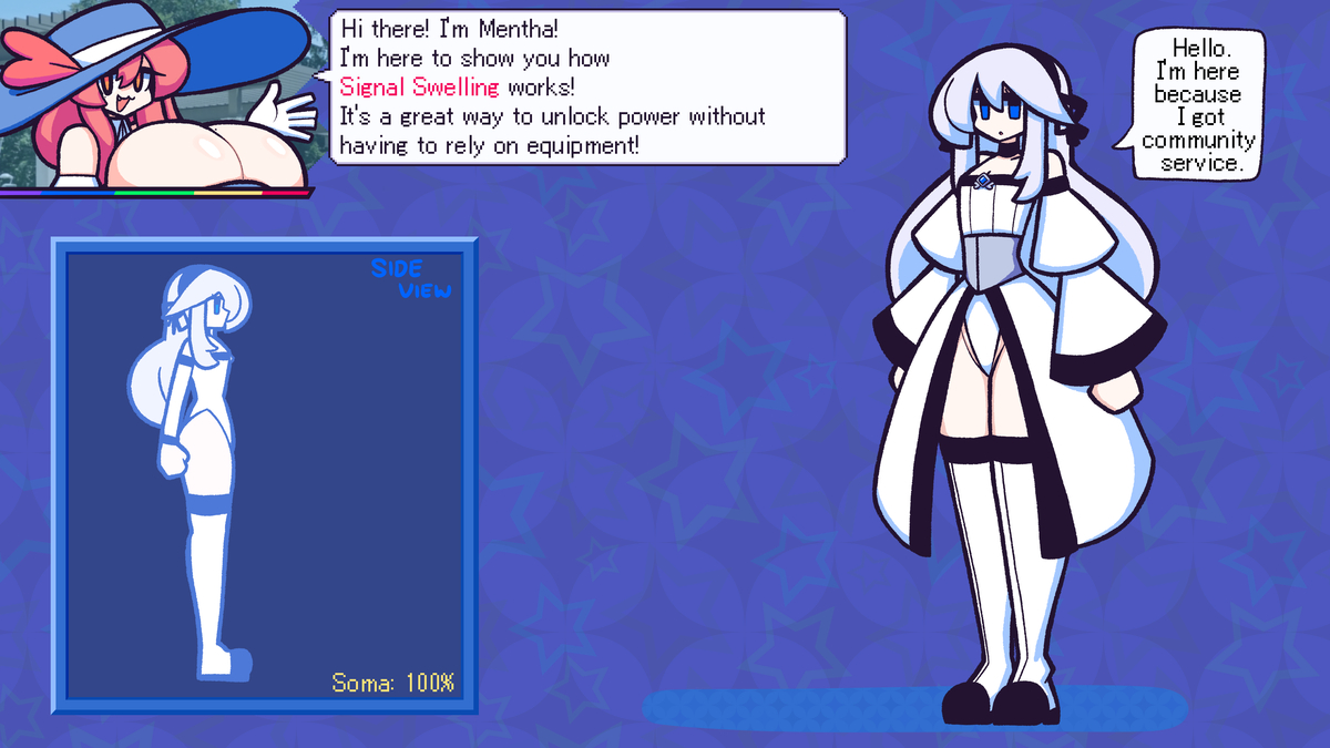 This is a pixiv picture whose title is Alice Signal Swelling Sequence.