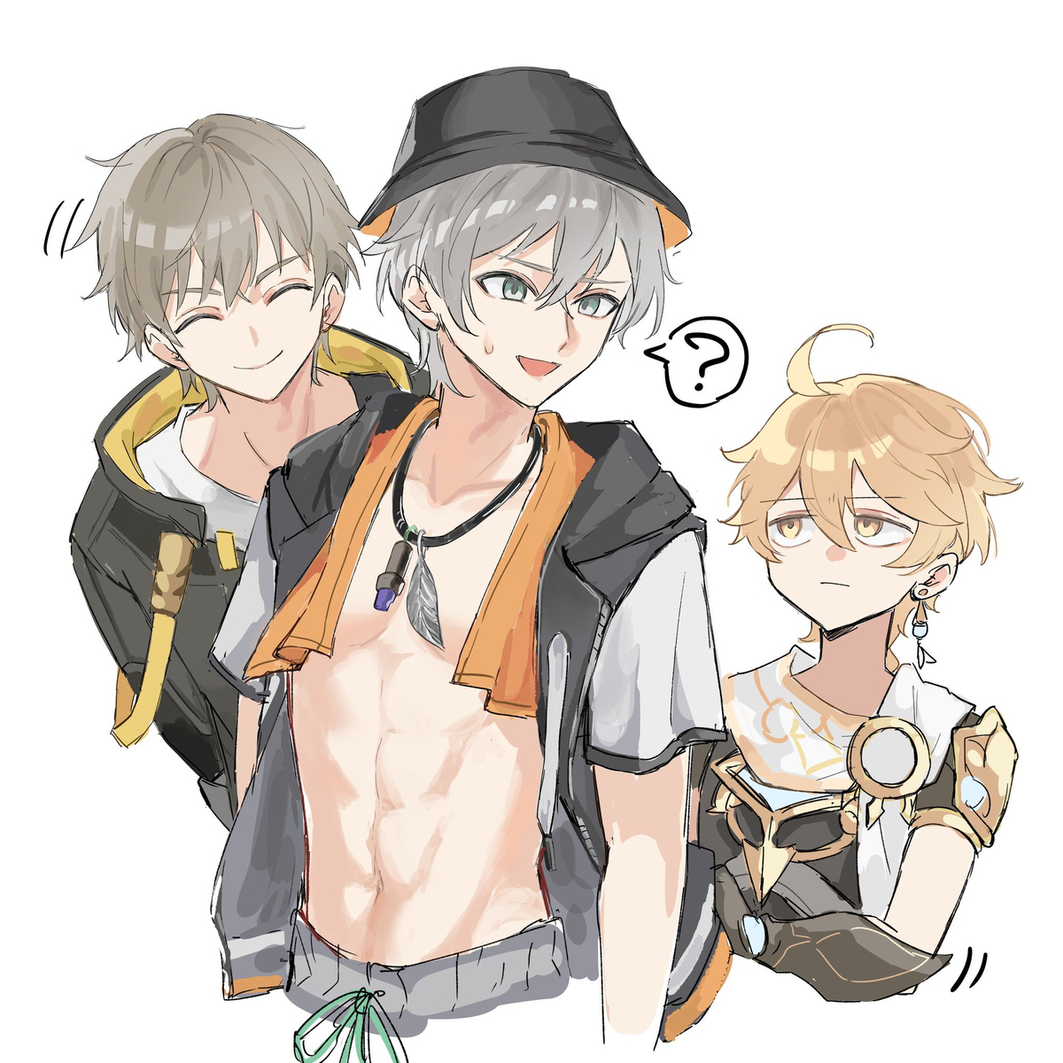 This is a pixiv picture whose title is 新衣装.