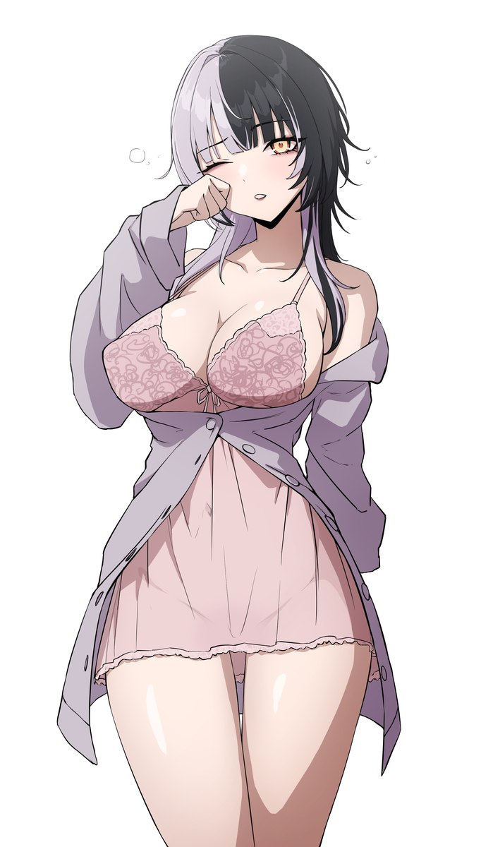 This is a pixiv picture whose title is Sleepwear Shiori.