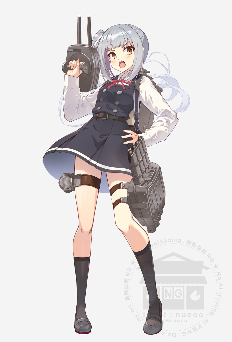 This is a pixiv picture whose title is 舞台版仕様な霞ちゃん！.