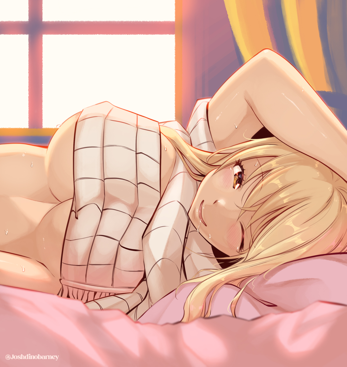 This is a pixiv picture whose title is Natsu Day bonus.