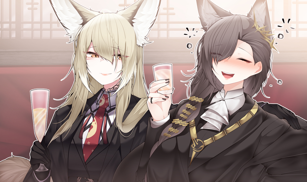 This is a pixiv picture whose title is party.