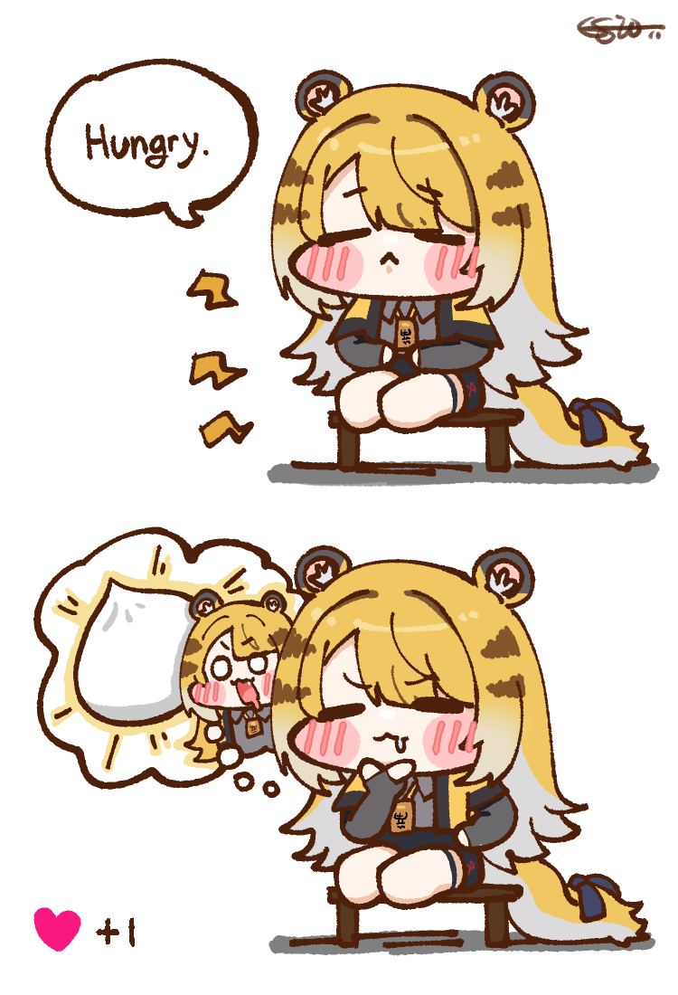 This is a pixiv picture whose title is Hungry Ju Fufu.