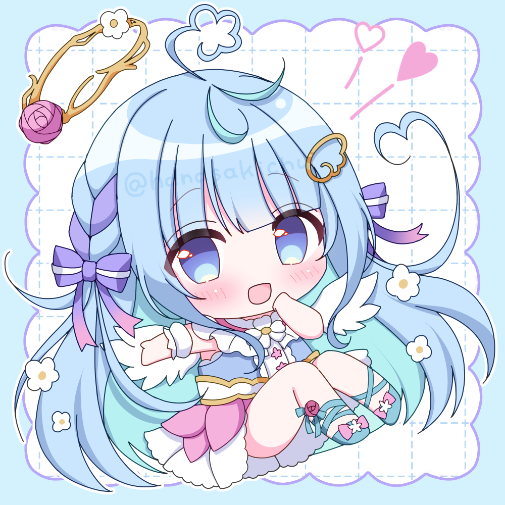 This is a pixiv picture whose title is アイドルな大天使ちゃん🌷.