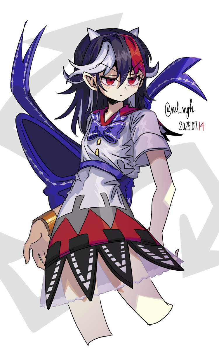 This is a pixiv picture whose title is 鬼人正邪.