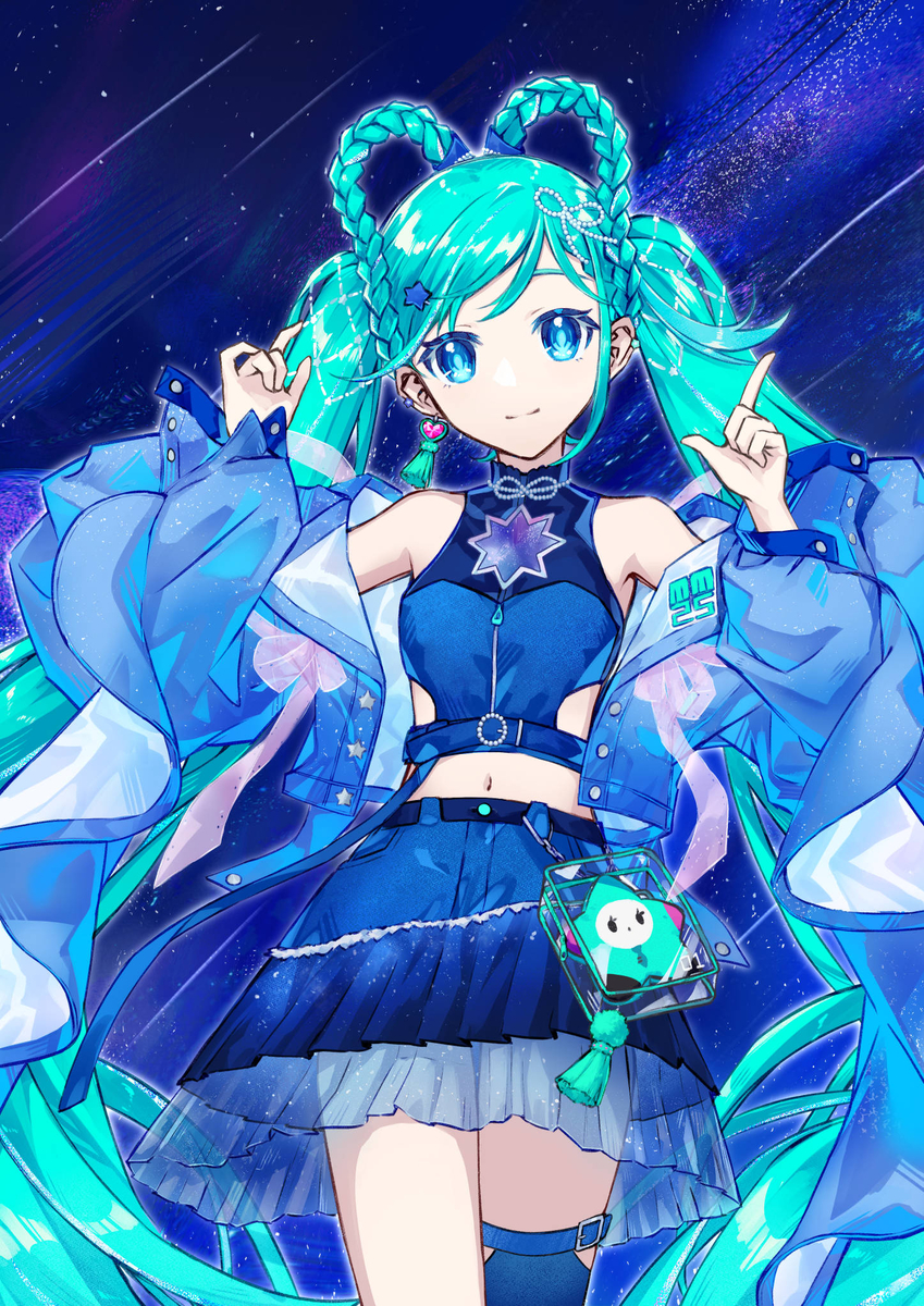 This is a pixiv picture whose title is ☆.