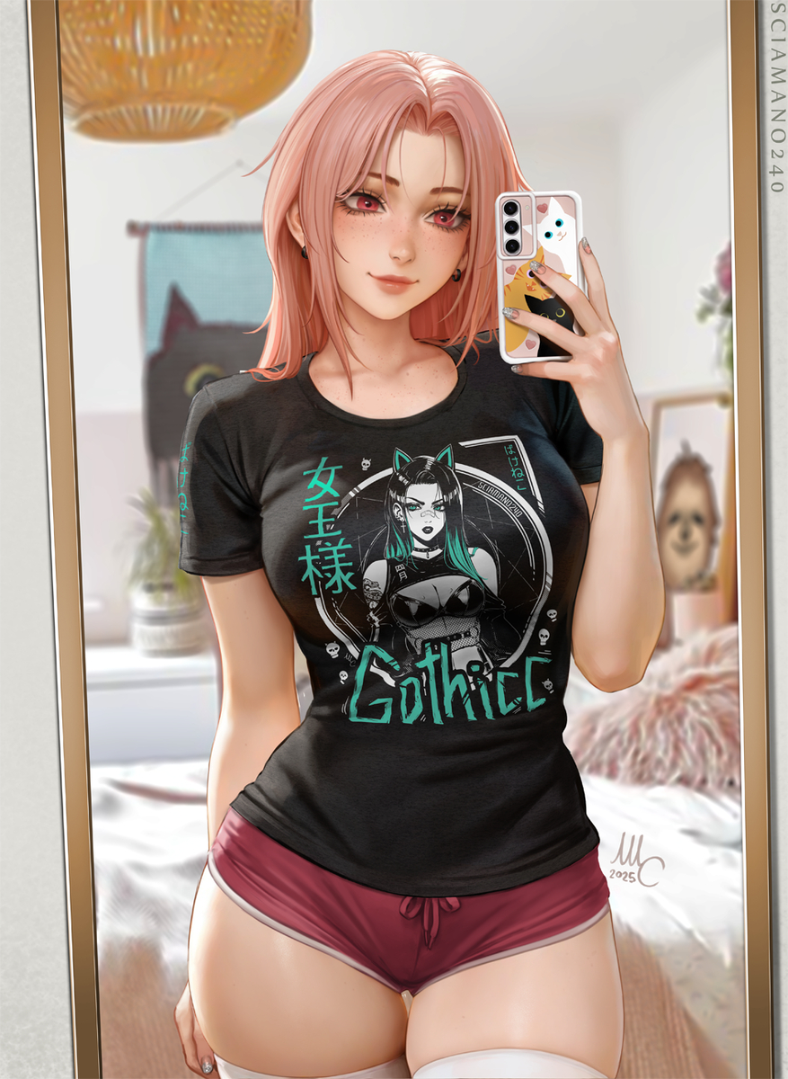 This is a pixiv picture whose title is Chloe Selfie - OC.