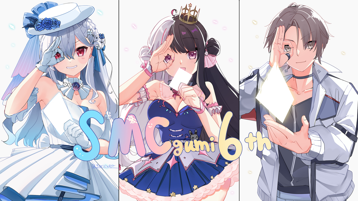 This is a pixiv picture whose title is SMC組6周年！.