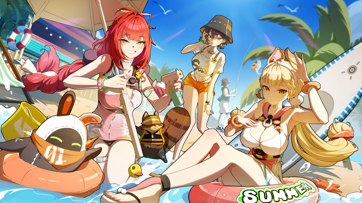 This is a pixiv picture whose title is ゼンゼロ 浮波柚葉.