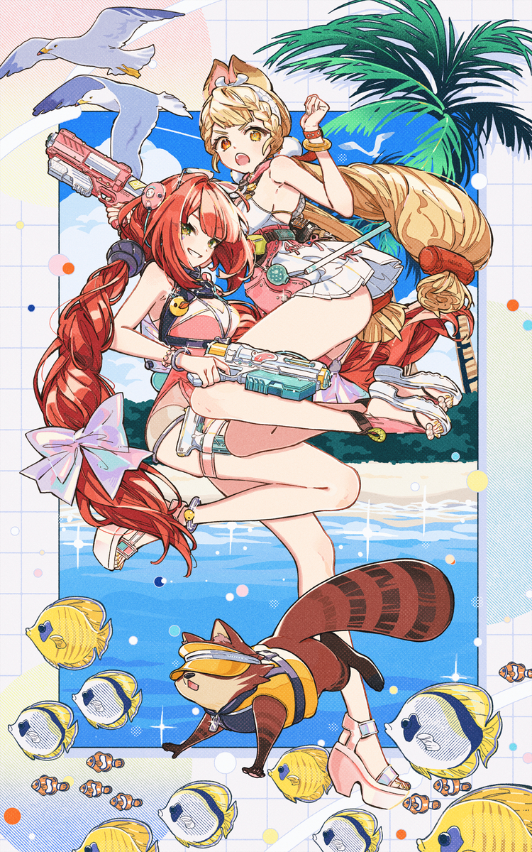 This is a pixiv picture whose title is 柚葉とアリス.