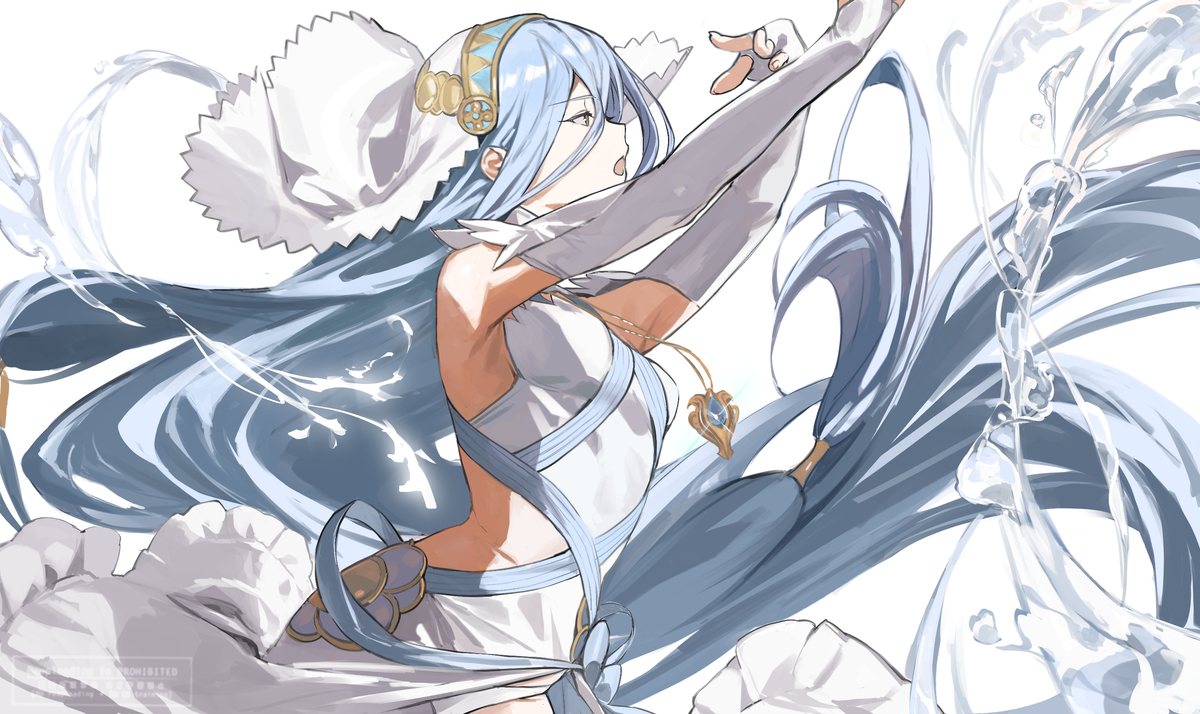This is a pixiv picture whose title is 歌姫.