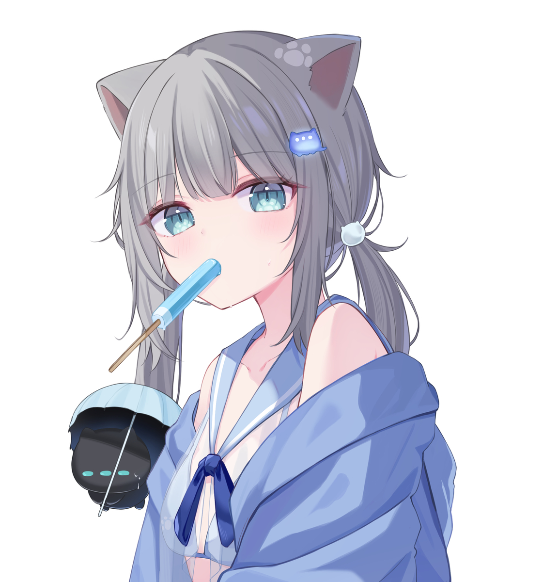 This is a pixiv picture whose title is なちょ.