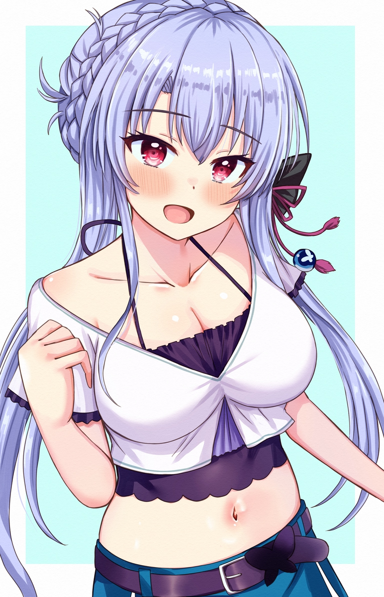 This is a pixiv picture whose title is 空門蒼！！.