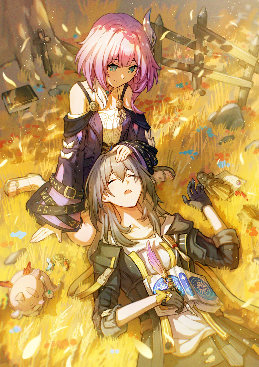 This is a pixiv picture whose title is 物語の１ページ.