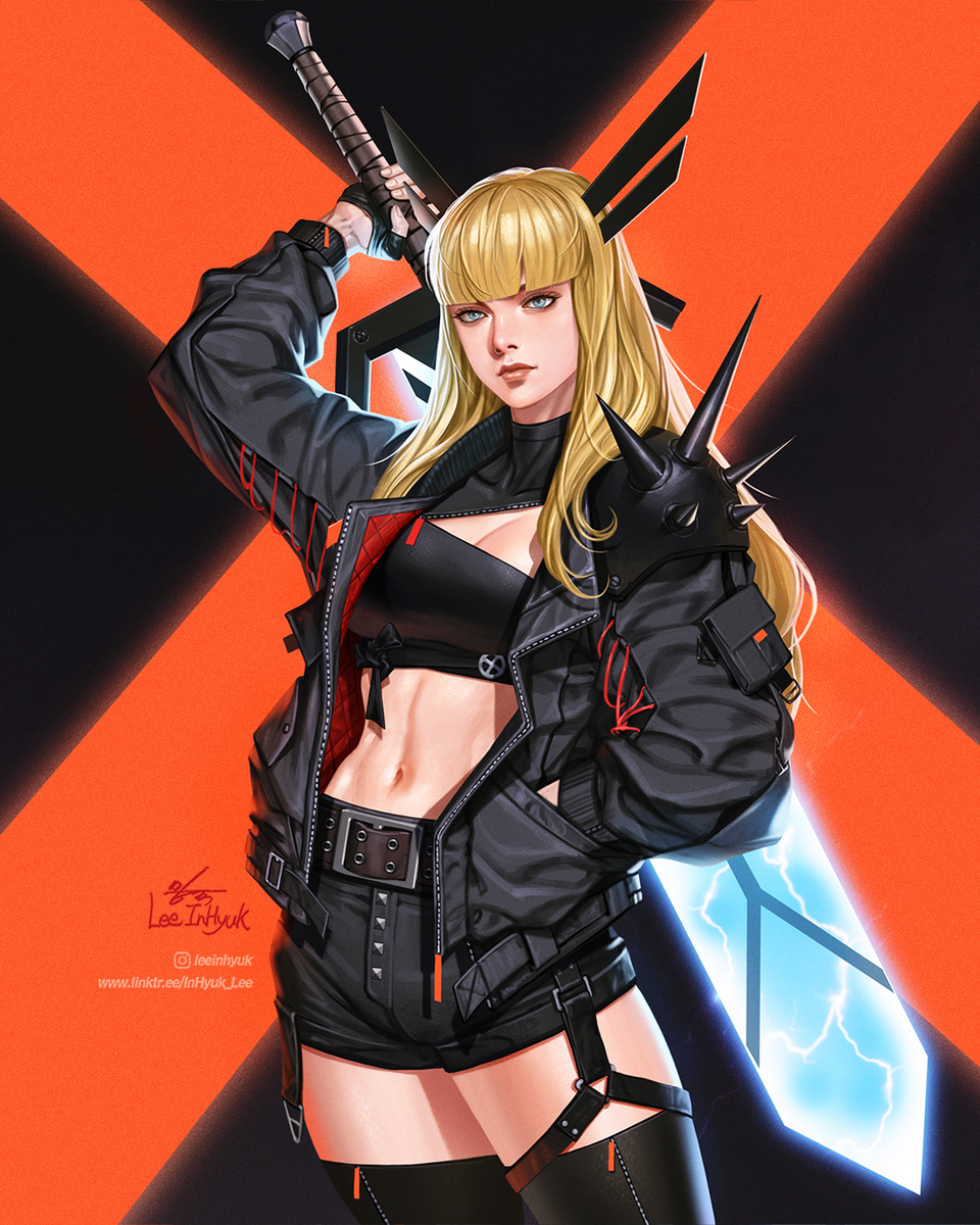 This is a pixiv picture whose title is [MARVEL SNAP] MAGIK.