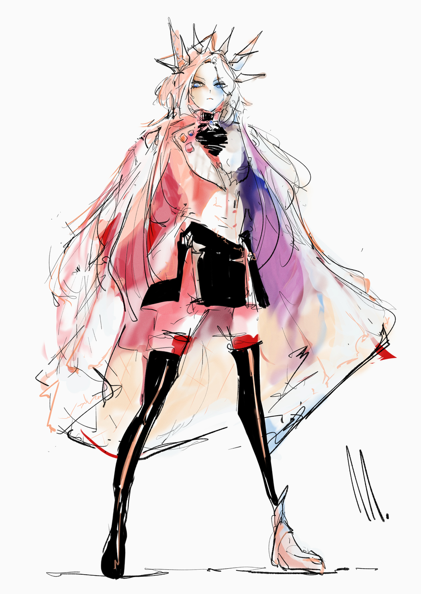 This is a pixiv picture whose title is 不変.