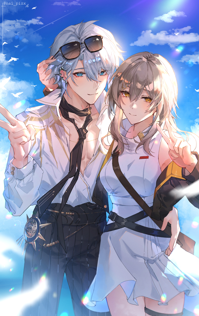 This is a pixiv picture whose title is 夏！.