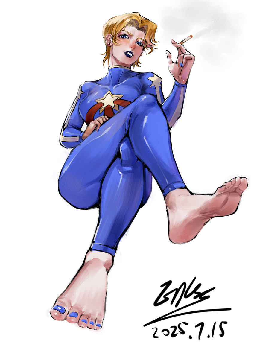 This is a pixiv picture whose title is 阿美莉卡 练习.