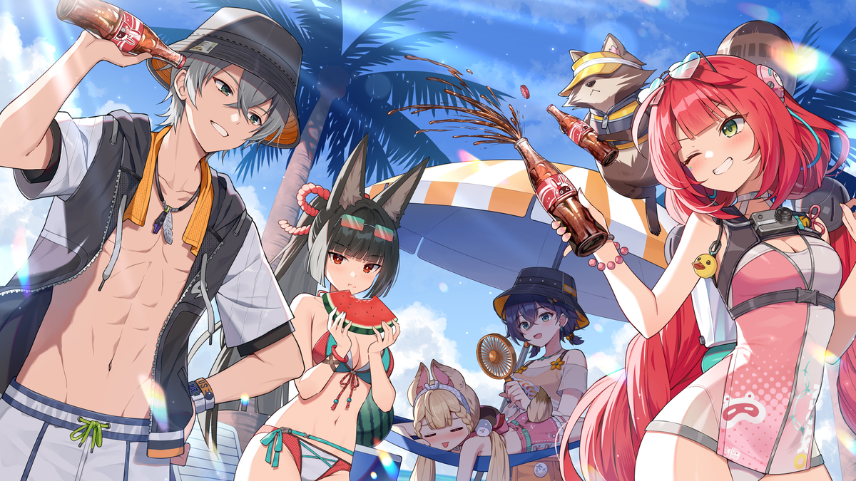 This is a pixiv picture whose title is Zenless Zone Zero☀️🌴.