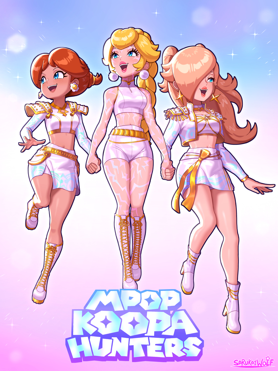 This is a pixiv picture whose title is MPOP KOOPA HUNTERS.