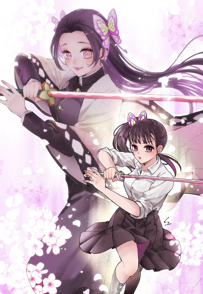 This is a pixiv picture whose title is 鬼滅log19.