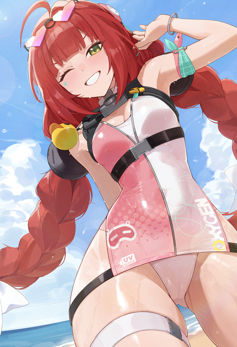 This is a pixiv picture whose title is 浮波柚葉.