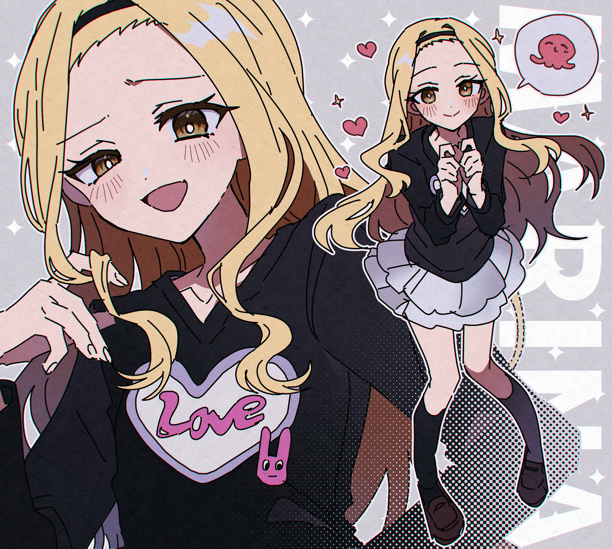 This is a pixiv picture whose title is まりなちゃん.