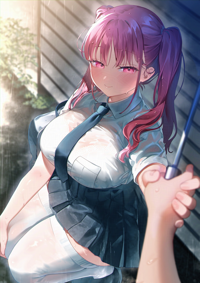 This is a pixiv picture whose title is 逃がさない.