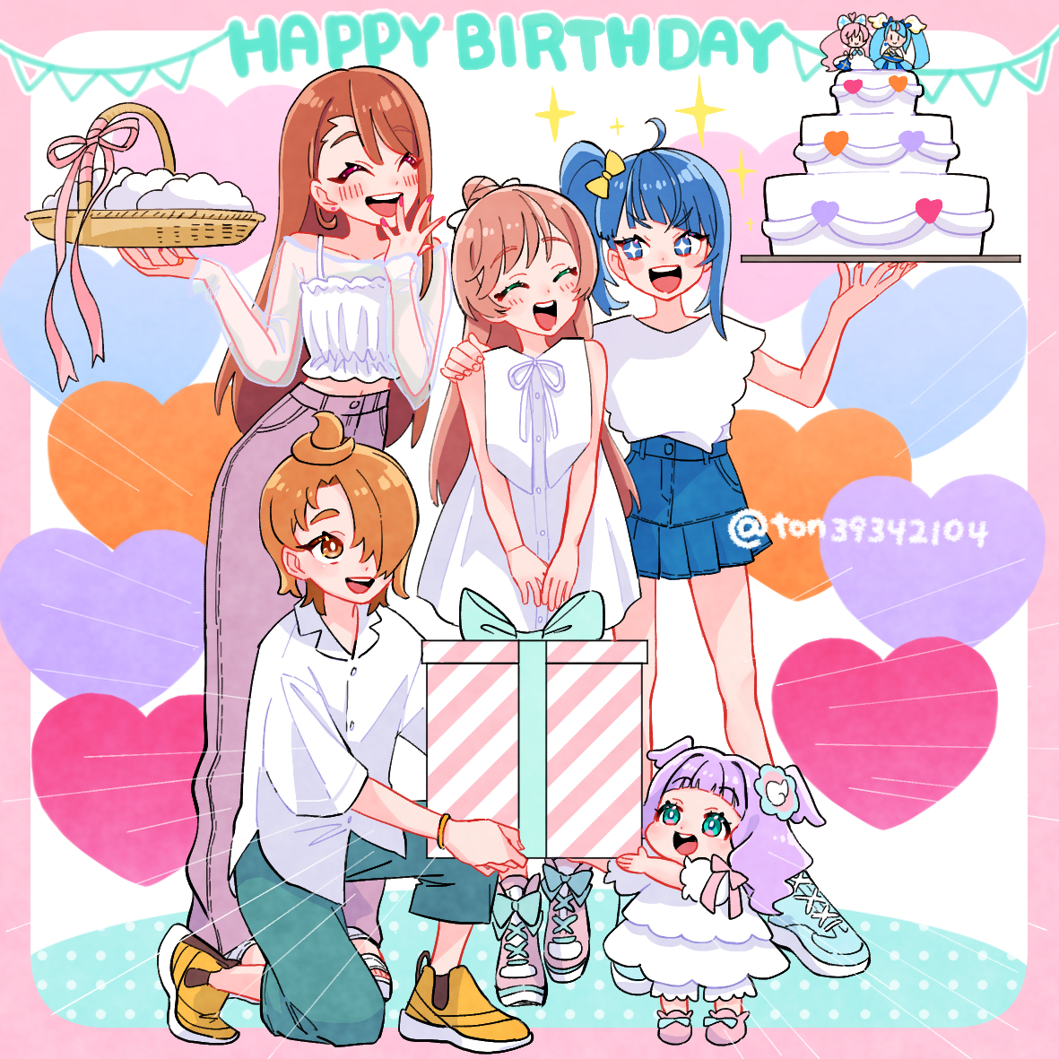 This is a pixiv picture whose title is Happy birthday🎂ましろさん🩷✨.