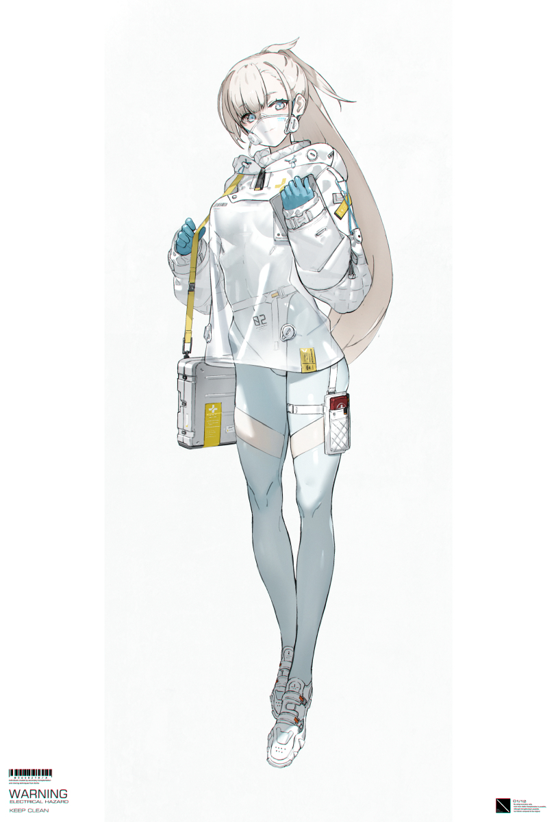 This is a pixiv picture whose title is 1/7スケールフィギュア「DR.」.
